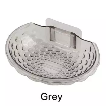 Креативные наклейки на мыльницу с двойной раковиной Бесплатный держатель для мыльницы Настенная ванная комната в форме ракушки Аксессуары для ванной Инструменты