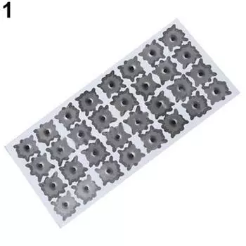 Креативные наклейки с искусственными отверстиями для отверстий в автомобиле, авто Windows, наклейка «сделай сам» чёрный