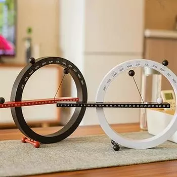 Креативные настенные часы с магнитным шаром, вечный настенный календарь, новинка, домашний декор, украшения для гостиной и спальни в европейском стиле белый