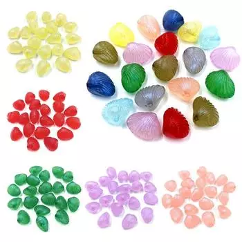 Креативные перламутровые бусины для браслета, акриловые раскладушки, свободные бусины, 10 шт., аксессуары для изготовления ювелирных изделий, подвески, ожерелье розовый