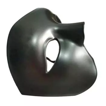 Креативные пластиковые маскарадные маски для косплея, утолщенные, легкие, карнавальные костюмы, реквизит, прочная, полумаска для лица Phantom чёрный