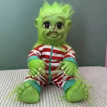 Креативные плюшевые куклы-эльфы, рождественские куклы-гики, рождественские подарки Green Geek A зелёный
