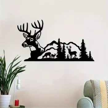 Креативные поделки из лосиного железа — уникальный декор для помещений и улицы, идеально подходит для спальни, прихожей и украшения стен на улице светло-серый