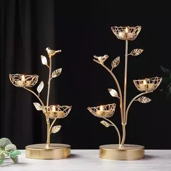 Креативные подсвечники в скандинавском стиле для дома, романтические свечи, украшения для гостиной, спальни, персонализированные украшения