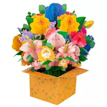 Креативные поздравительные открытки, 3D-букеты, композиции для стола и открытки с благословениями One Size