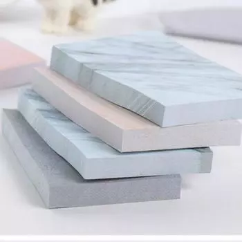 Креативные прямоугольные камни, липкие заметки, блокнот, наклейки для планировщика, канцелярские принадлежности