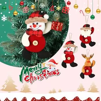 Креативные рождественские аксессуары для подвешивания на дверь, рождественские настенные украшения, украшения и подвески в виде торгового центра One Size коричневый