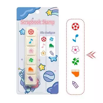 Креативные самоклеящиеся чернильные штампы Kawaii Ink Pad Декоративные штампы Поощряйте детей Художественные поделки своими руками Канцелярские товары Офисные принадлежности