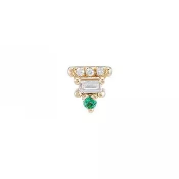 Креативные серьги-пусеты из стерлингового серебра 925 пробы в виде бабочки, краба, морского конька, маленькой рыбки, спирали, маленького золотого шарика, для пирсинга хряща