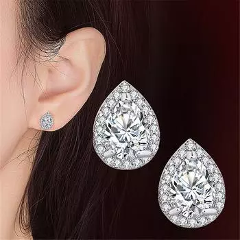 Креативные серьги с водяной дрелью, кубический циркон, серьги East Gate East Gate