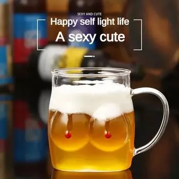Креативные сексуальные пивные кружки, большая кружка для воды, стакан для сока, большая пивная кружка, бокал для красного вина, стаканы для питья, стакан для молока 501-600ml