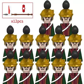 Креативные средневековые фигуры Наполеона Солдаты Рейдер Варгр Рыцари Строительные блоки Кирпичики Игрушки для детей подарки