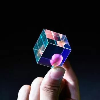 Креативные стеклянные витрины, украшения, подарки для дома, хрустальные кубы One Size