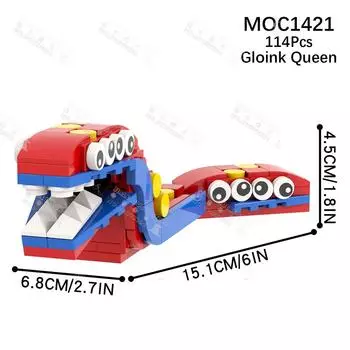 Креативные строительные блоки персонажей Удивительный цифровой цирк Кауфмо Глоинк Королева Ужас Марионетка Модель Сборка Игрушки для детей