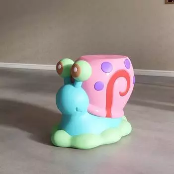 Креативные табуреты для смены обуви Snails, стул для ресторана, приставной столик для прихожей, декор для входа, подставка для ног, пуфик, роскошный светильник