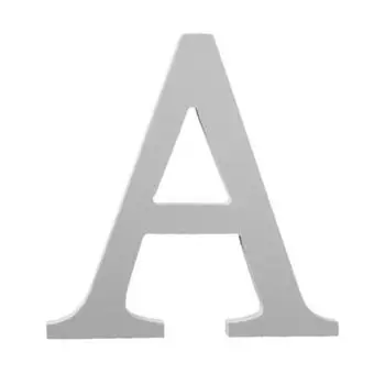 Креативные толстые деревянные украшения для дома с буквами алфавита на свадьбу, день рождения 9