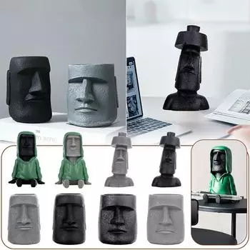 Креативные украшения, аксессуары для дома, украшение для гостиной, современный минималистичный пол, большое пасхальное каменное украшение D серый