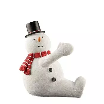 Креативные украшения для красного вина, скандинавский рождественский снеговик, смоляной домашний гостиный обеденный стол, винный шкаф, забавные украшения