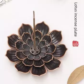 Креативные украшения для курильницы и подставки для благовоний Zen Lotus Small Lotus Incense Tray