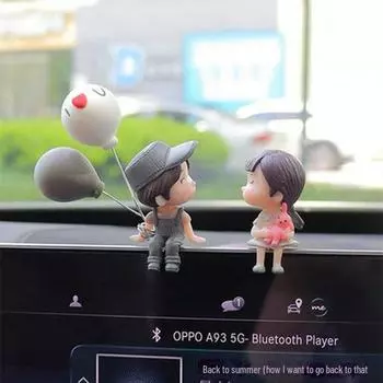 Креативные украшения для салона автомобиля для пар - декор центральной консоли для женщин Default