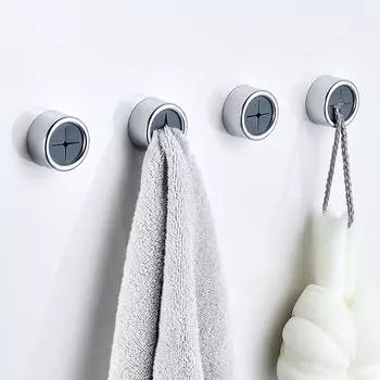 Креативные вешалки для хранения полотенец, клейкий зажим для кухонной ткани, держатель для хранения полотенец в ванной, вешалка, крючок для кухонной тряпки серебряный