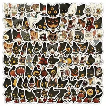 Креативные водонепроницаемые наклейки из ПВХ для стаканов с водой, багажа, ноутбуков, скутеров, мотоциклов One Size