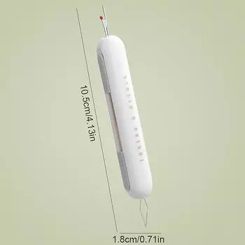 Креативные вспарыватели швов, нитевдеватель 2-в-1, устройство для удаления швов, заправка ниток своими руками и швов, инструмент для быстрого шитья, нитевдеватель, швейная игла для работы серый