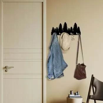 Креативные железные крючки для одежды, современная креативная настенная металлическая вешалка для ванной комнаты в американском стиле за дверью спальни
