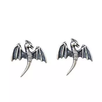 Креативные женские серьги из хряща Fly Dragon, зажим для левого уха, пирсинг, ювелирные изделия бронзовый