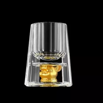 Креативные зодиакальные изделия из хрустального стекла, набор из 12 маленьких винных бокалов, один бокал на выбор для домашнего использования