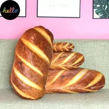 Креативный 3D Моделирование Хлеб Дизайн Диван Подушка Мягкая Каса Домашний Декор Подарок 20cm A