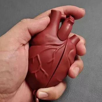 Креативный 3D ПВХ чехол для наушников Beating Heart для Airpods Pro 1/2 чехол для наушников защитный чехол украшение против падения A4