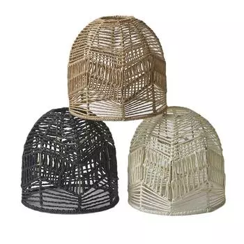 Креативный абажур из бумажной веревки, экологичный, ручной работы, для столовой отеля