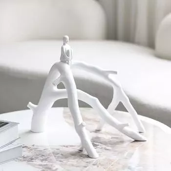 Креативный абстрактный персонаж Искусство украшения из веток деревьев Входная перегородка Стойка для вина Гостиная Тумба под телевизор Аксессуары для дома