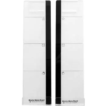 Креативный акриловый монитор, доска для заметок, прозрачная карточка, держатель для телефона, настольный пластиковый держатель, канцелярские принадлежности