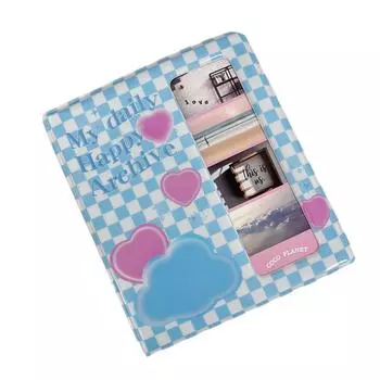 Креативный альбом для фотокарточек айдолов, ПВХ альбом для карточек, Альбом-биндер для фотокарточек, День рождения Style 1