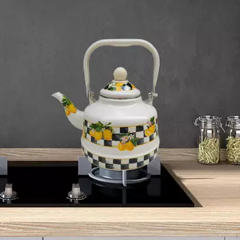 Креативный эмалированный чайник, лимонница, банка для сока, кофейник, вода 1.1L
