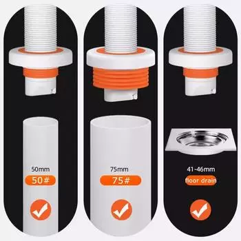 Креативный антизапаховый заглушка для сливного отверстия в полу раковины, защита от насекомых, заглушка для слива в душевую кабину, дуршлаг белый