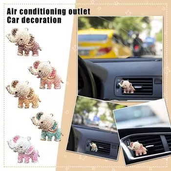Креативный автомобильный парфюм, ароматерапия, автомобильный кондиционер, вентиляционное отверстие, парфюмерный зажим, камень D