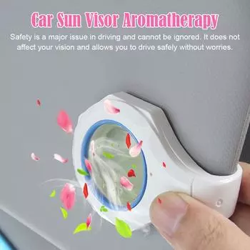 Креативный автомобильный солнцезащитный козырек, освежитель воздуха, стойкий аромат, удаление запахов, аксессуары для салона автомобиля