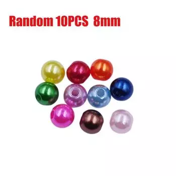 Креативный браслет ожерелье Акриловые аксессуары ручной работы своими руками бижутерия 10 шт. Перфорированные бусины браслет ожерелье Многоцветный