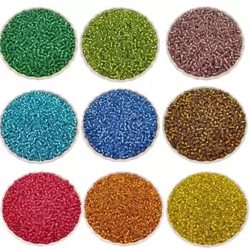 Креативный браслет, ожерелье, бусины, 400 шт., 3 мм, прозрачные стеклянные бусины, высококачественные ювелирные аксессуары, красочные аксессуары из нового материала 14