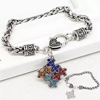 Креативный браслет-пазл Персонализированный цветной браслет-пазл