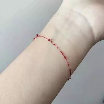 Креативный браслет с крестом в виде красной капли крови 2023 года, украшения на Хэллоуин, дизайн в стиле панк, эмуляционное ожерелье с кровотечением, браслет