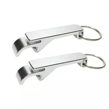 Креативный брелок для ключей Открывалка для бутылок Многофункциональная кухонная открывалка для консервных банок Алюминиевый сплав Открывалка для пивных бутылок Открывалка для бутылок в баре