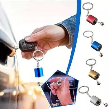 Креативный брелок для ключей с изображением шестеренок, автомобильный брелок для автомобильного кольца, подвеска для тормоза, ступица, амортизатор, диск Turbo L4N4 Blue-One size