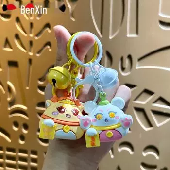 Креативный брелок-украшение Lucky Doll – мультяшная подвеска на сумку и автомобильный аксессуар Single OPP Bag Packaging