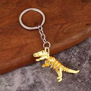 Креативный брелок в виде скелета динозавра, шикарный брелок с костями животных для женщин и мужчин, сумка, очаровательный брелок для ключей от автомобиля, детская игрушка на Хэллоуин, подарки A1