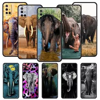 Креативный чехол для телефона Animal Elephant для OnePlus 12 11 10 9 8 7 7T Pro 12R 10R 9RT 9R 8T Nord N100 N200 N10 2T CE 2 5G Мягкий чехол Nord N10 5G