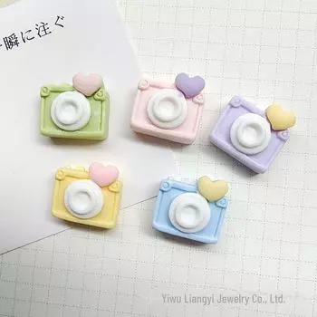 Креативный чехол для телефона из смолы с камерой, аксессуары своими руками 18*19mm фиолетовый